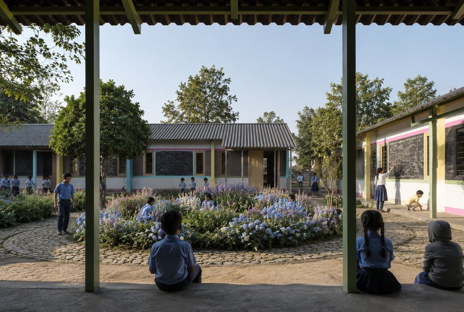 The Courtyard School, Nepal — photograph 2